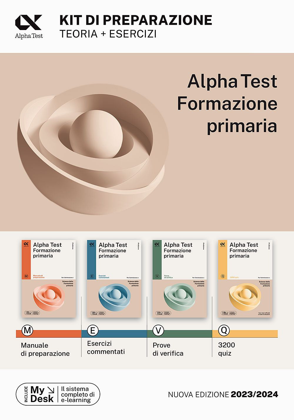Alpha Test Formazione Primaria. Kit di preparazione. Ediz. MyDesk. Con Contenuto digitale per download e accesso online