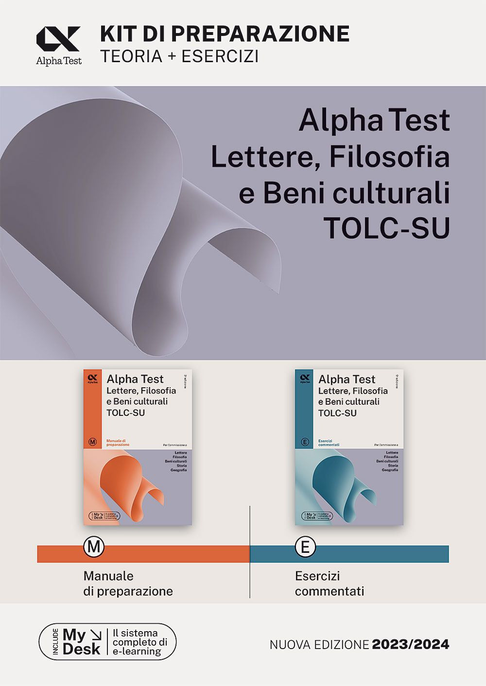 Alpha Test Lettere, Filosofia e Beni Culturali TOLC-SU. Kit di preparazione. Ediz. MyDesk. Con espansione online.