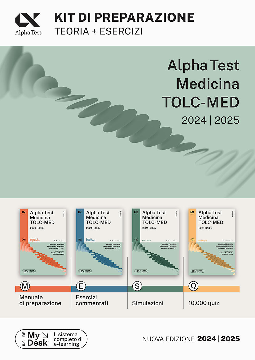 Alpha Test. Medicina. TOLC-MED. Kit di preparazione. Teoria  esercizi. Con MyDesk