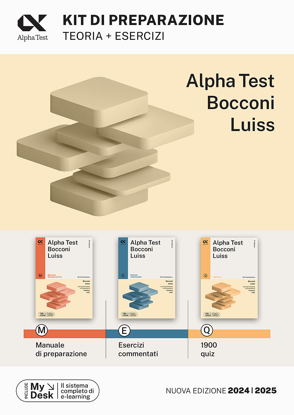 Alpha Test Bocconi Luiss. Kit di preparazione: Manuale di preparazione-Esercizi commentati-1900 quiz. Con MyDesk
