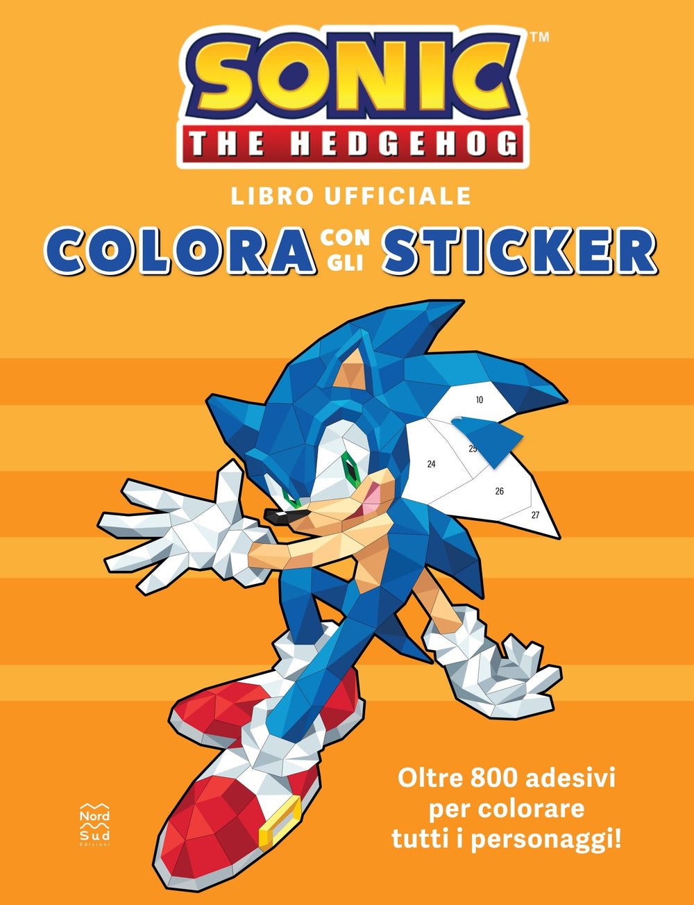 Sonic the Hedgehog. Colora con gli sticker. Ediz. a colori.