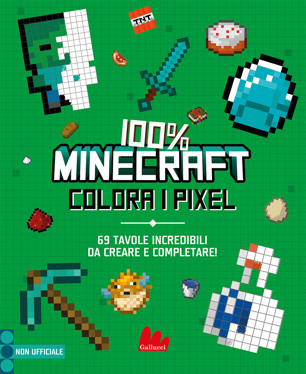 100% Minecraft. Colora i pixel