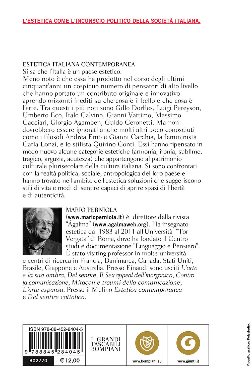 Estetica italiana contemporanea. Trentadue autori che hanno fatto la storia degli ultimi cinquant'anni