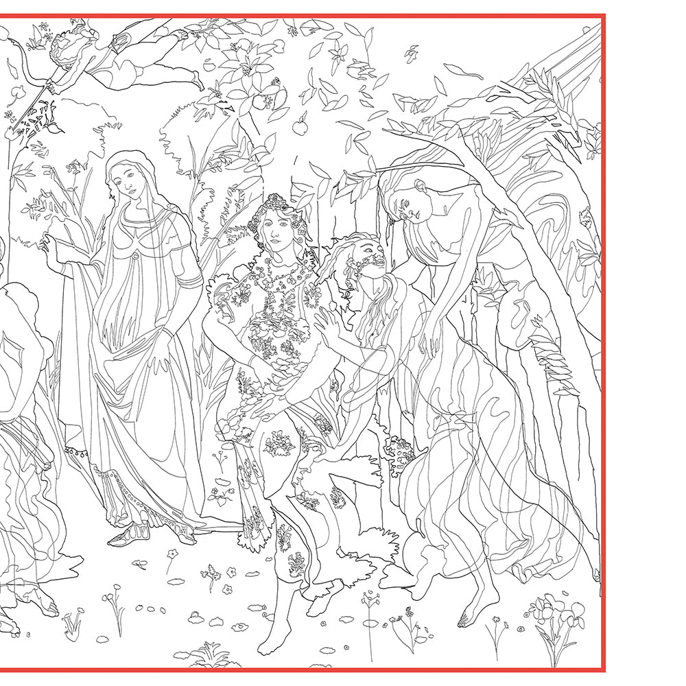 Uffizi. Your colouring book