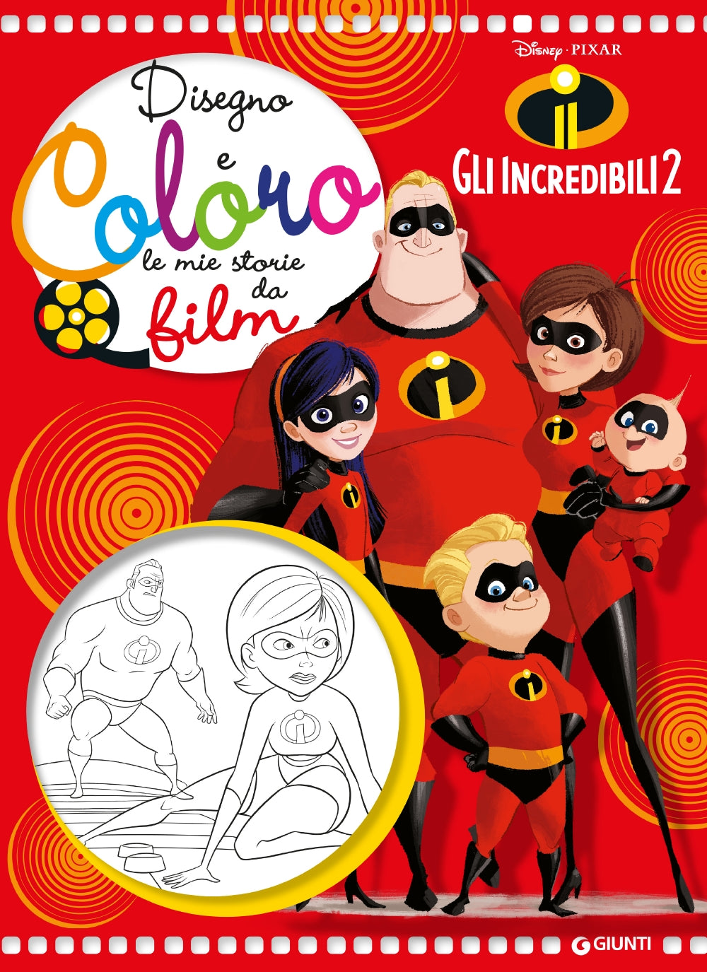 Disegno e Coloro le mie storie da film - Gli Incredibili 2