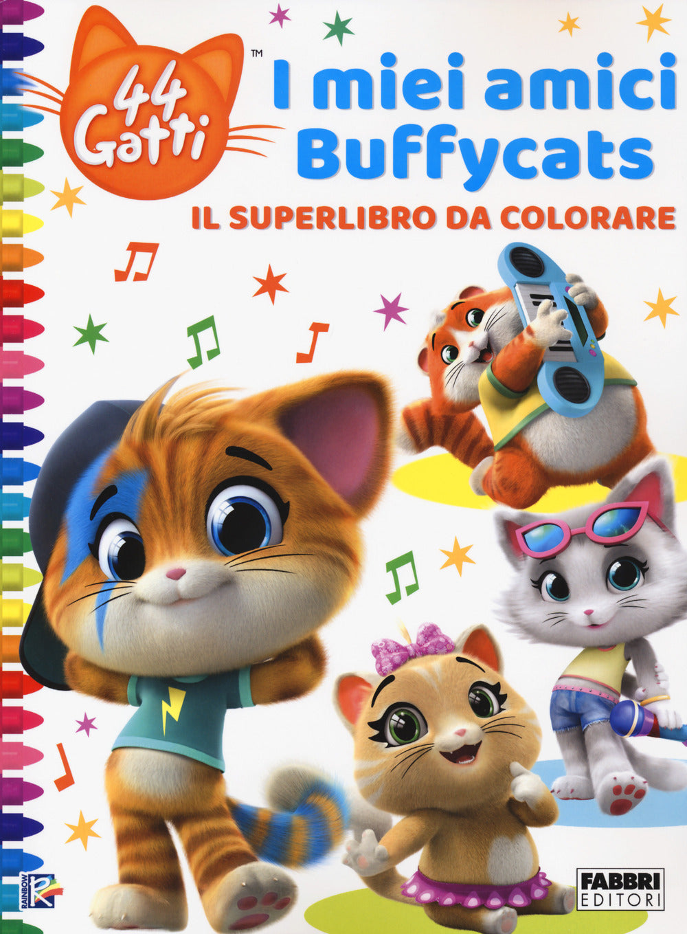 44 gatti. I miei amici Buffycats. Il superlibro da colorare.