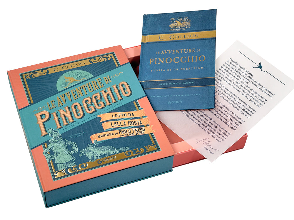 Le avventure di Pinocchio. Edizione Anniversario 1883-2023. Letto da Lella Costa. Musiche di Paolo Fresu con Glauco Venier