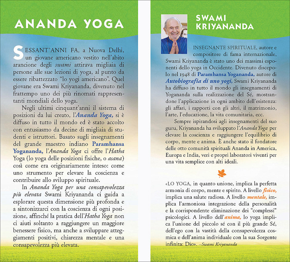 Ananda Yoga. Per una consapevolezza più elevata