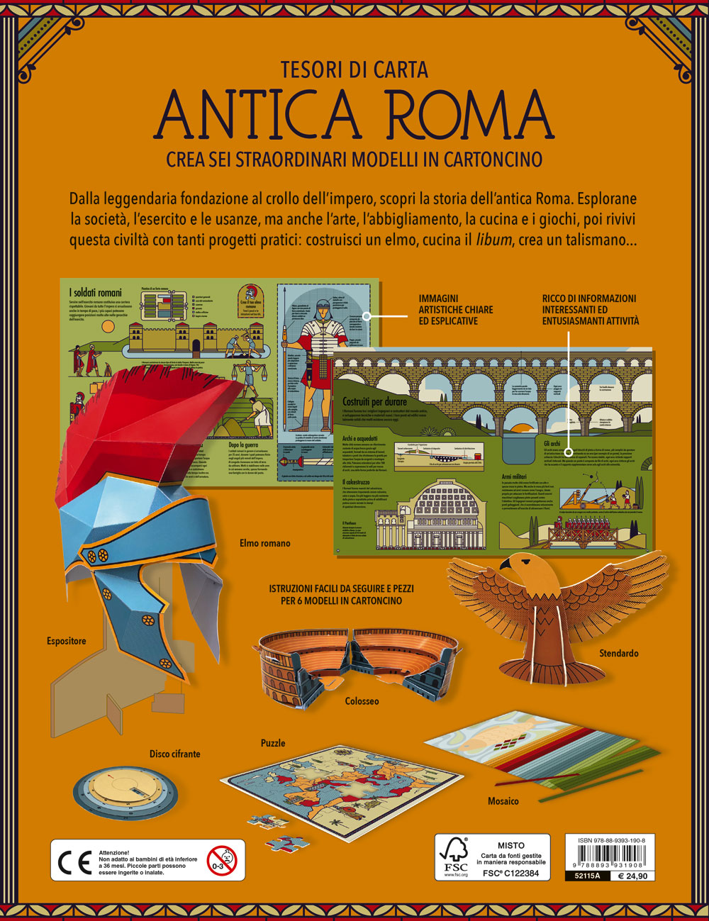 Antica Roma. Esplora l’Impero Romano con sei modelli tutti da costruire