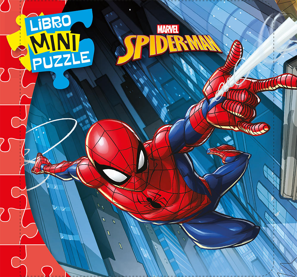 Libro Mini Puzzle - Spiderman