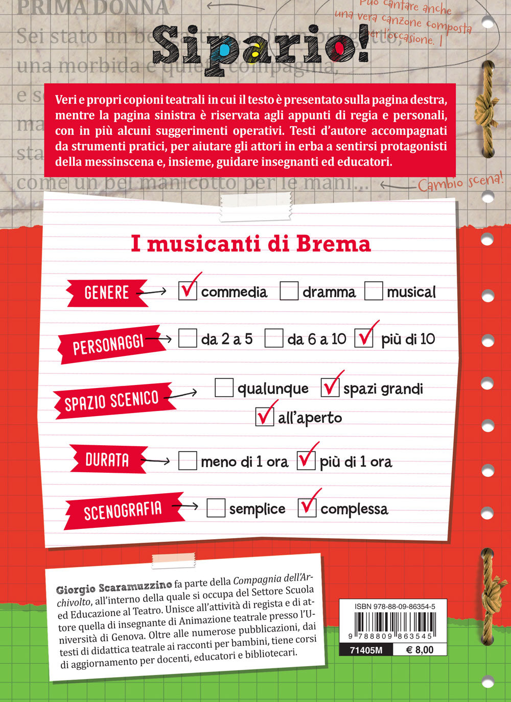 I musicanti di Brema. Dai Fratelli Grimm - Testi teatrali per attori in erba