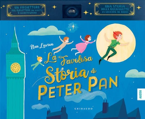 La favolosa storia di Peter Pan da J. M. Barrie. Con proiettore.