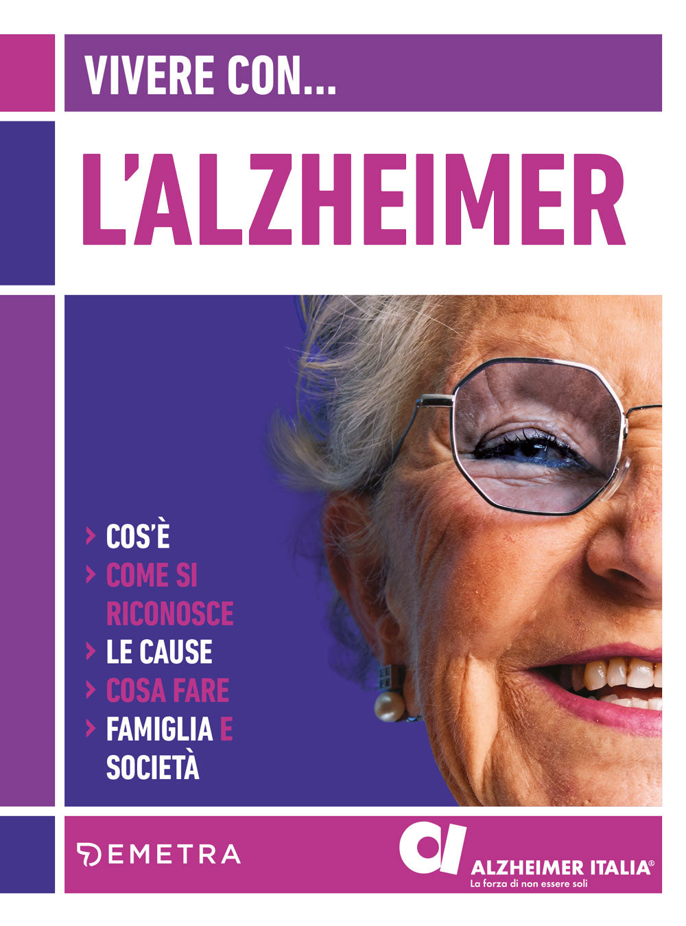 Vivere con l'alzheimer. • Cos'è • Come si riconosce •Le cause •Cosa fare  •Famiglia e società