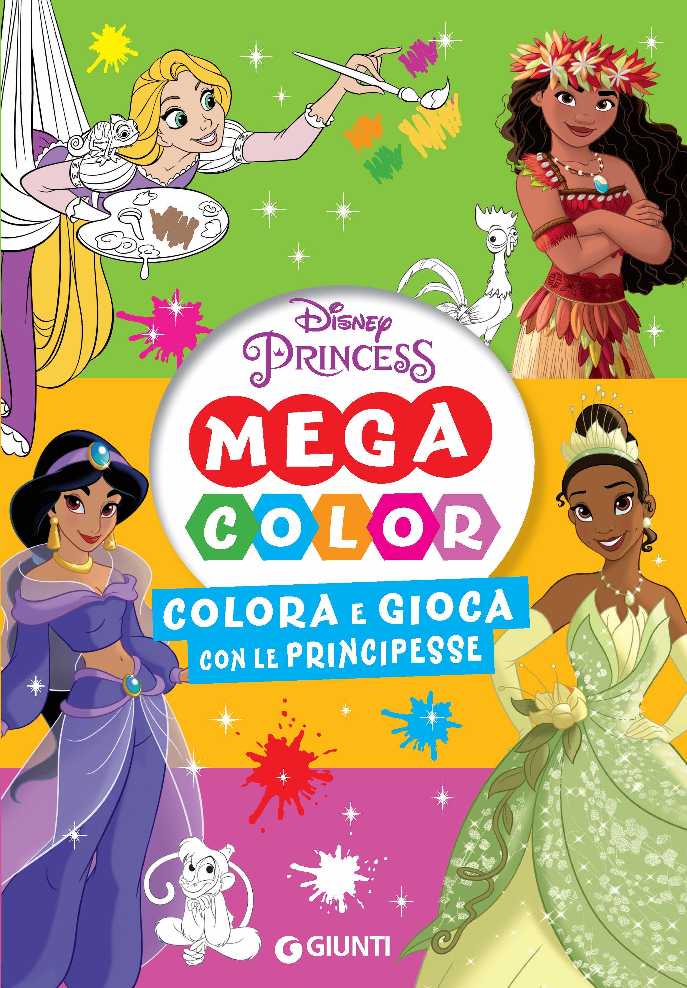 Mega Color Disney Princess. Colora e gioca con le Principesse