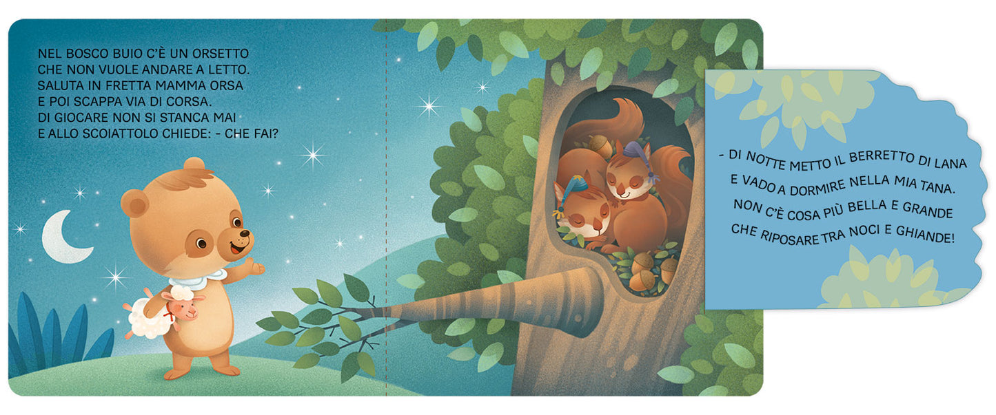 E tu di notte che fai?. Con finestrelle giganti