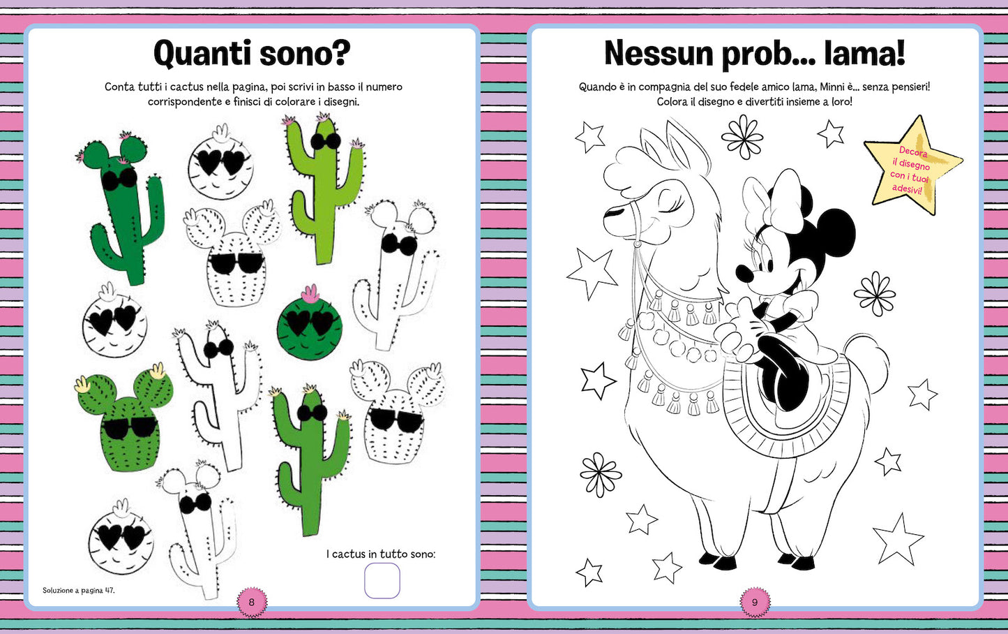 Minnie Unicorni che passione! 1000 Sticker. Tanti giochi e attività