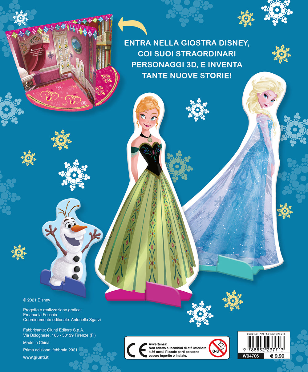 Libro carosello Disney Frozen - Alla scoperta del castello di Arendelle. Costruisci e crea la tua storia