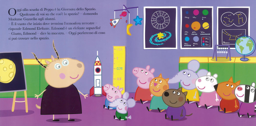 Peppa nello spazio. Copertina luccicante!