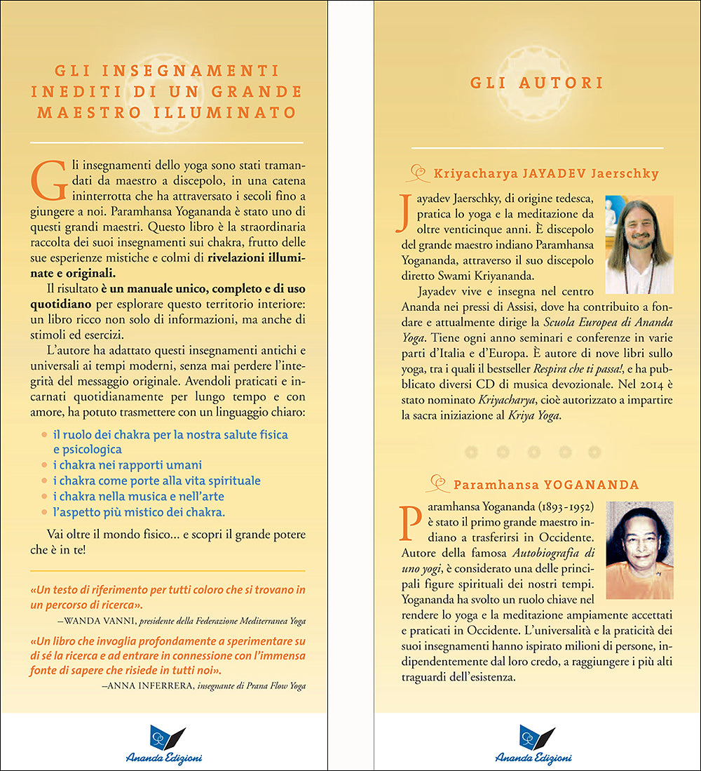 Risveglia i Chakra. Insegnamenti e tecniche per corpo, mente e anima - Basato sugli insegnamenti di Paramhansa Yogananda