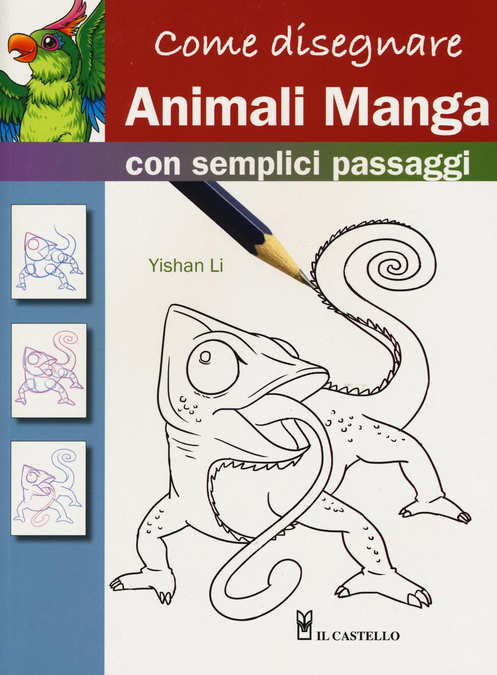 Come disegnare animali manga con semplici passaggi.