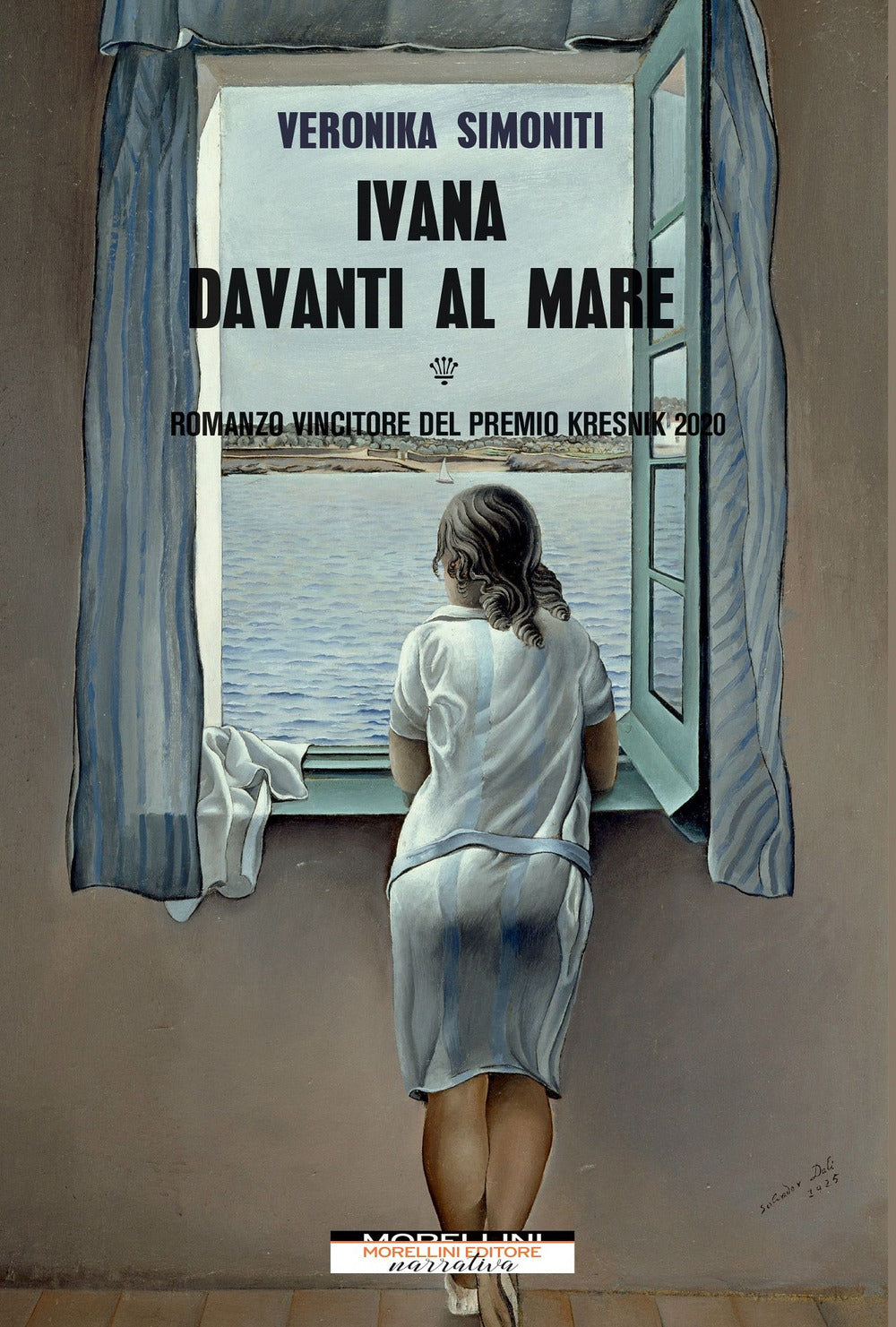 Ivana davanti al mare.