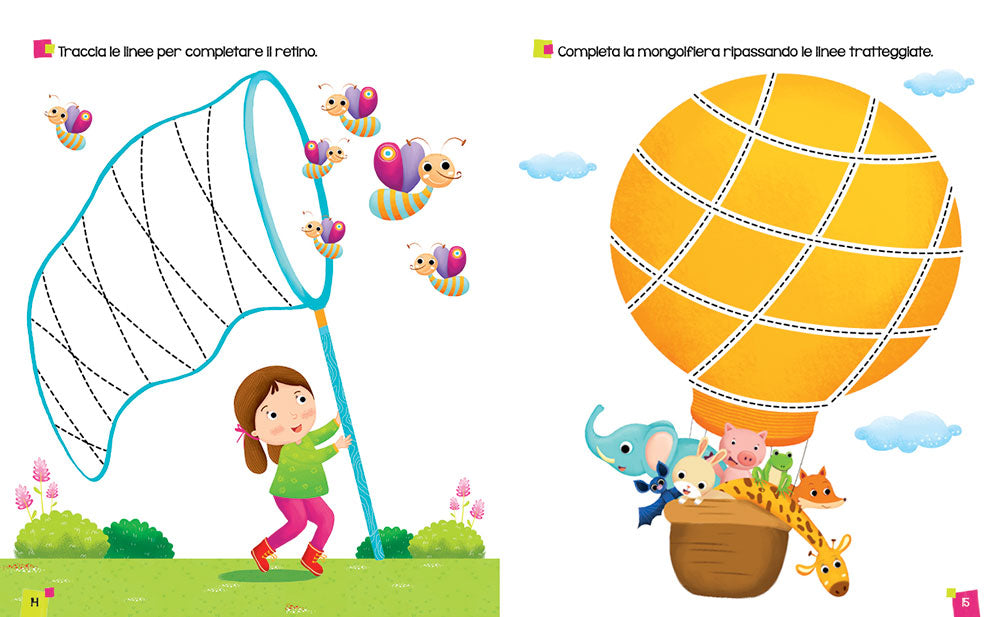 Tutti i tratti. Per imparare a scrivere - Con pennarello con inchiostro a base d'acqua