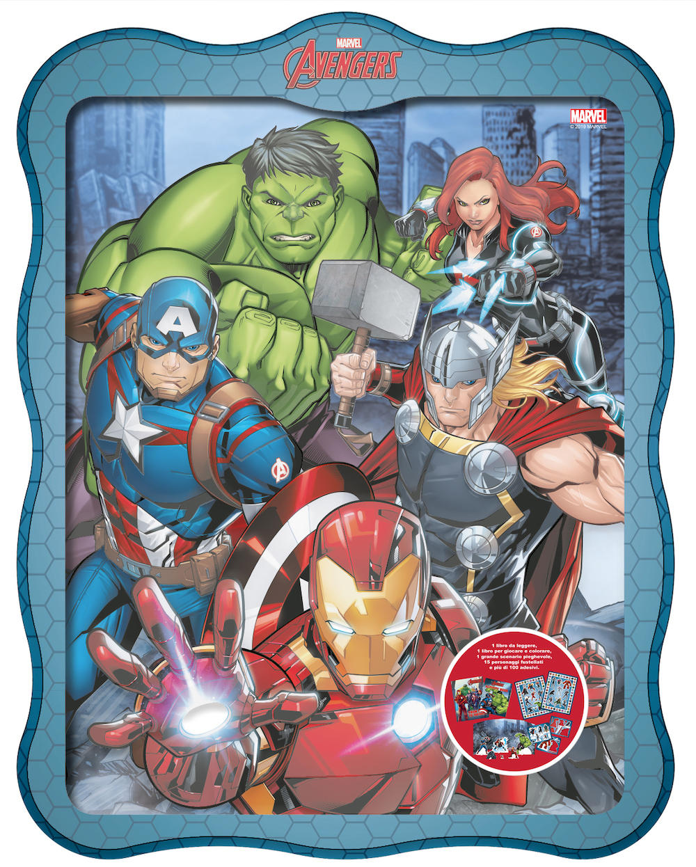 Marvel Avengers Storie di Latta. Leggi, gioca, colora