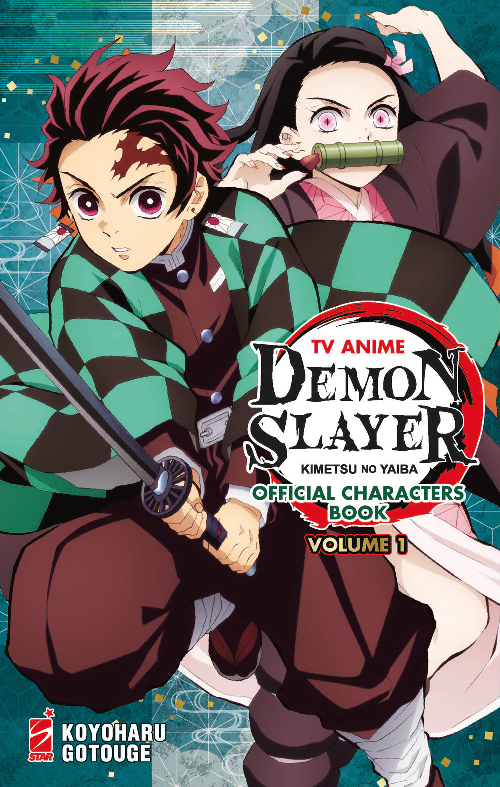 TV anime Demon slayer. Kimetsu no yaiba official character's book. Con Adesivi. Vol. 1.