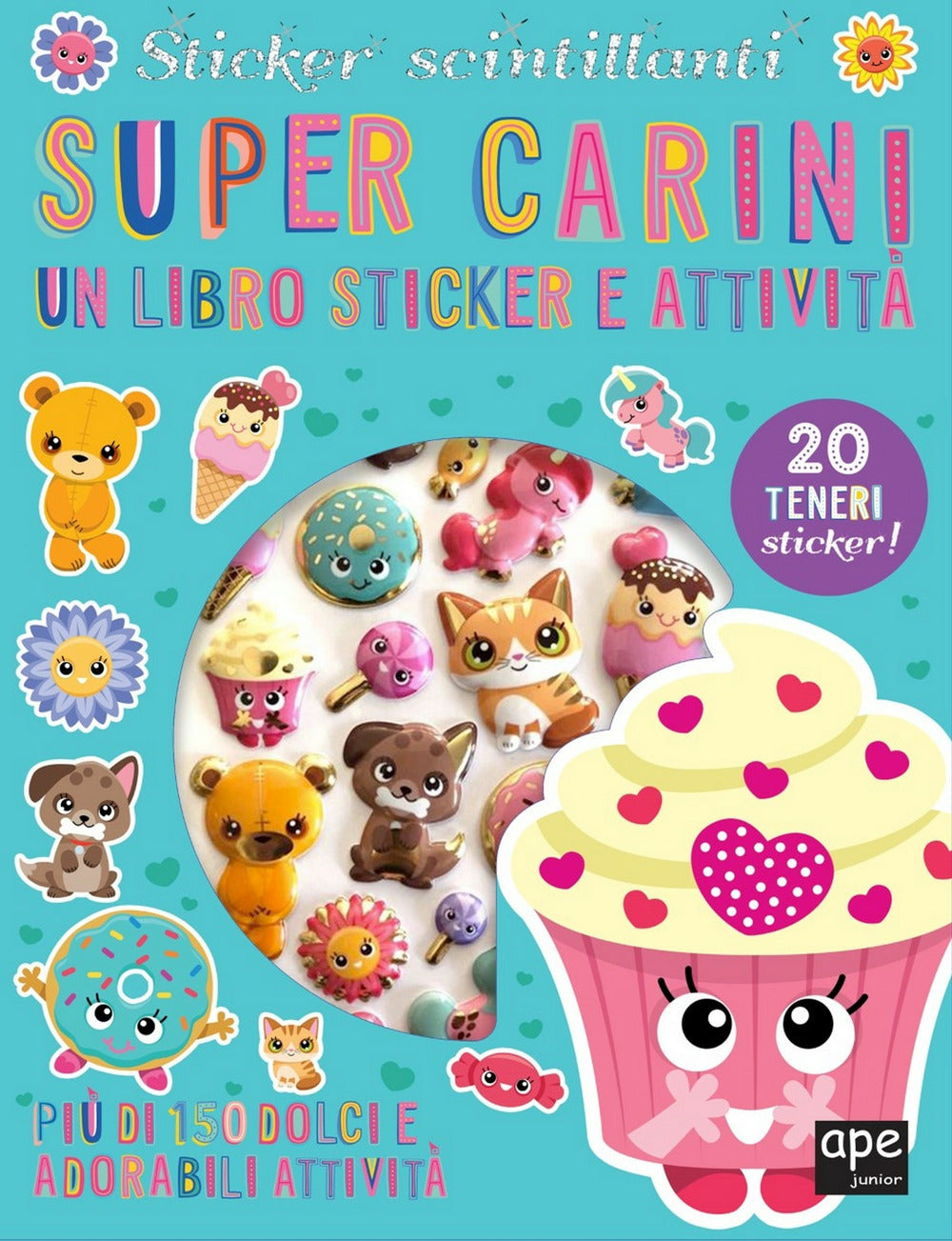 Super carini. Sticker 3D. Con adesivi. Ediz. a colori