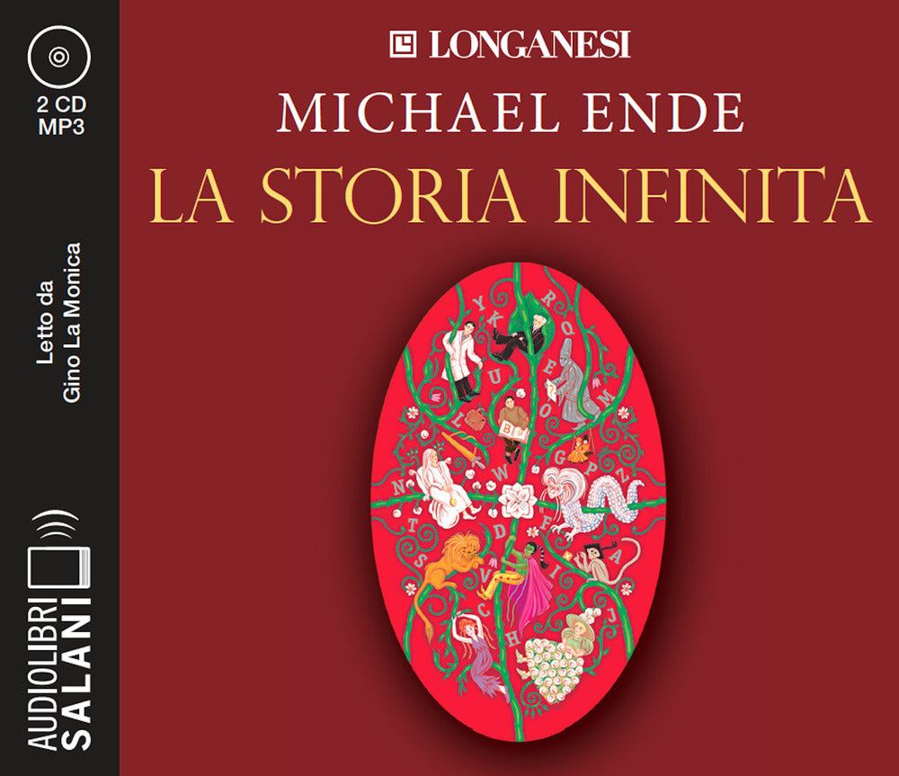 La storia infinita letto da Gino La Monica. Audiolibro. CD Audio formato MP3.