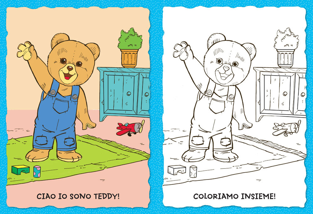 Colora con Teddy