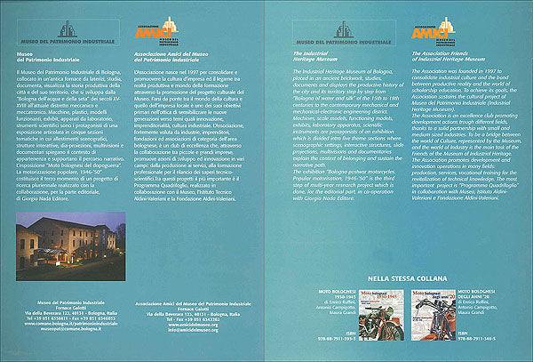 Moto bolognesi del dopoguerra. Bologna postwar motorcycles