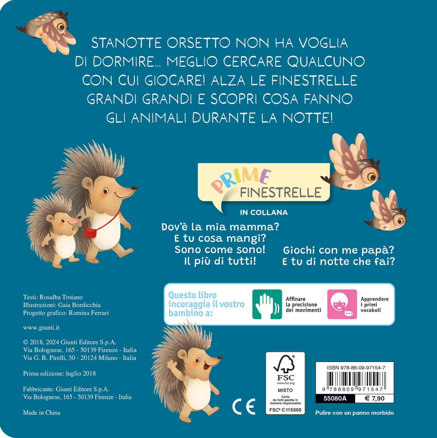 E tu di notte che fai?. Con finestrelle giganti