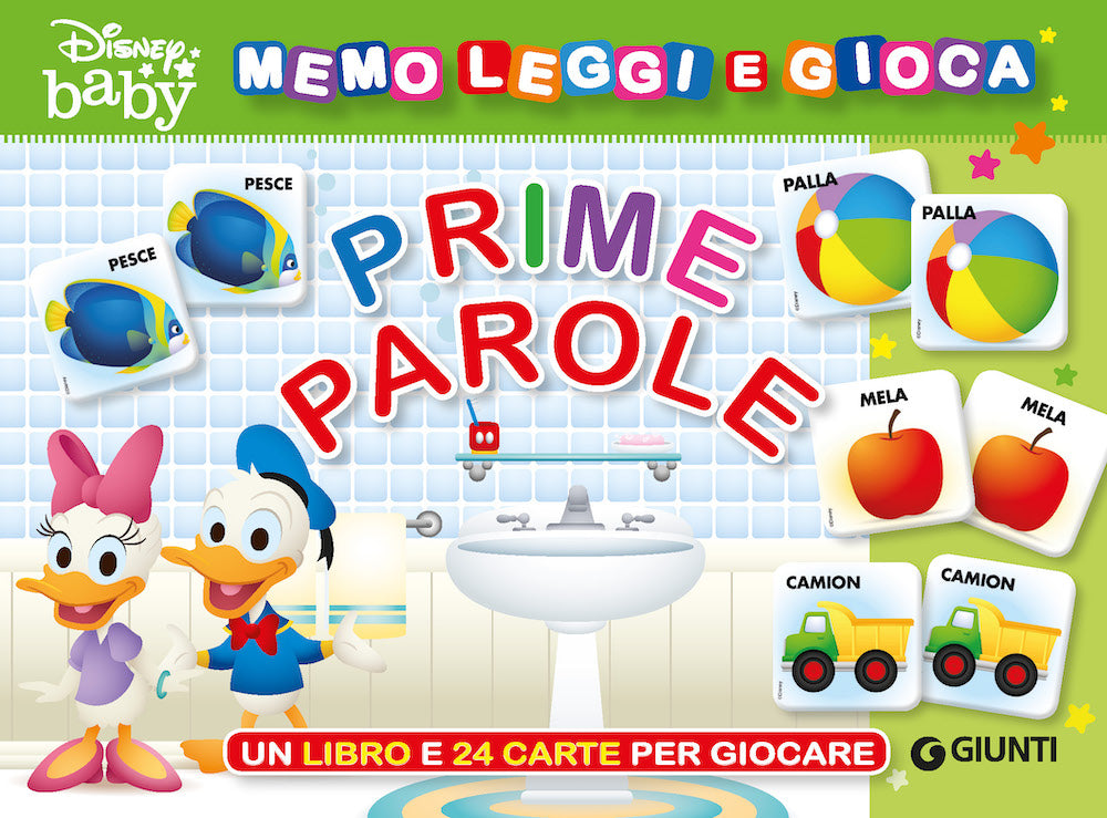 Disney baby Memo leggi e gioca Prime parole. Un libro e 24 carte per giocare