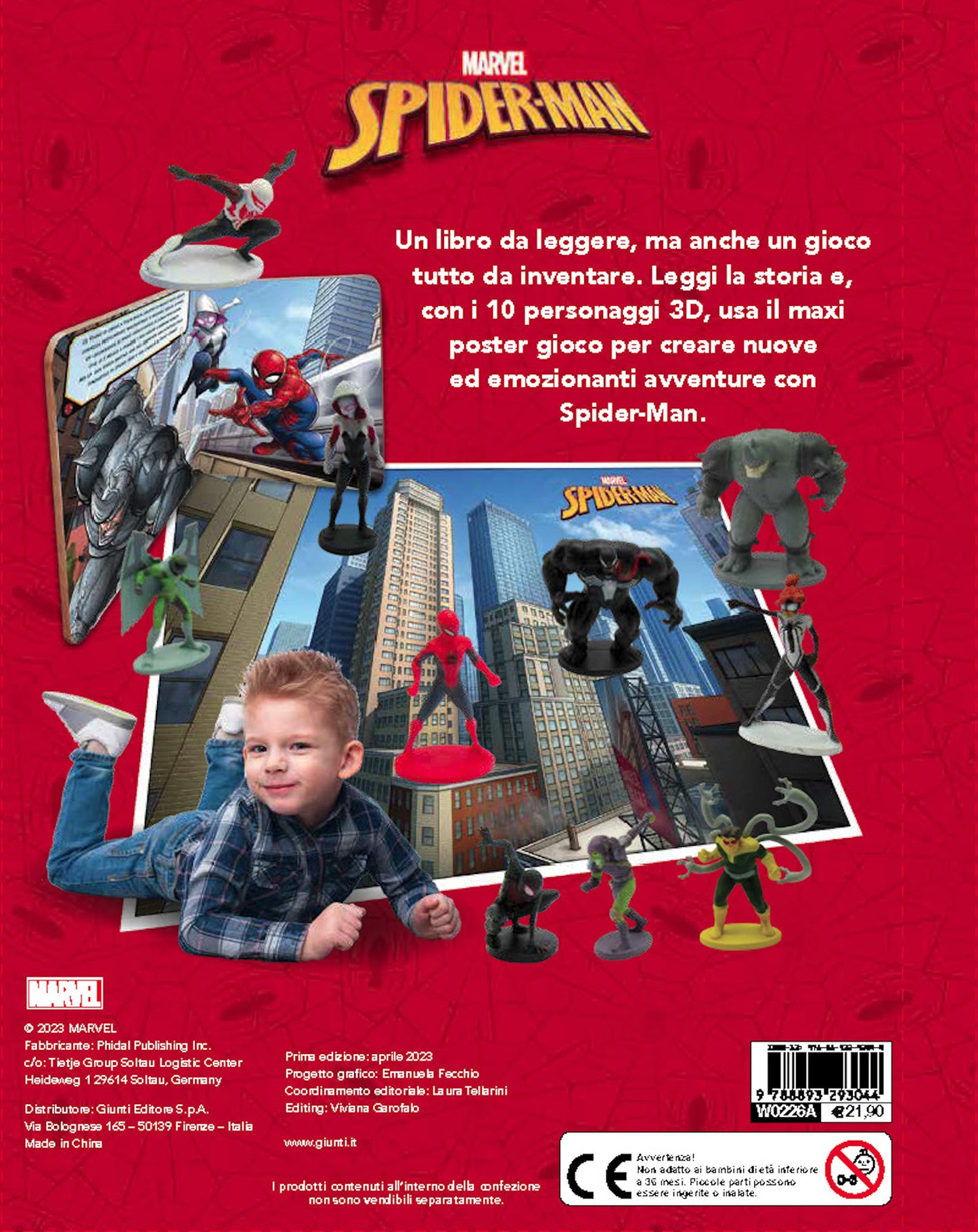 Spider-Man Maxi Box. Con 10 personaggi 3d, un libro e un maxi poster gioco