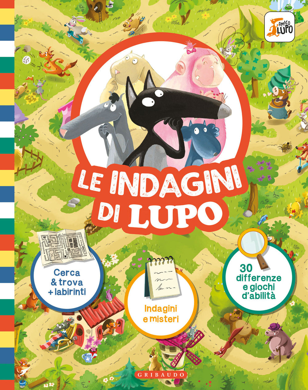 Il gioco dell'oca di Lupetto. Amico lupo. Ediz. a colori. Con dado di  legno. Con