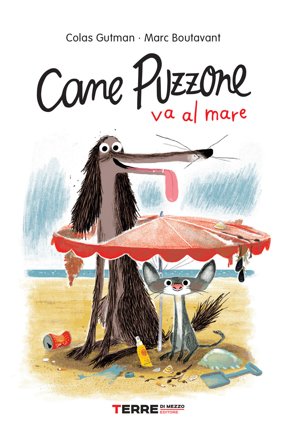 Cane Puzzone va al mare.