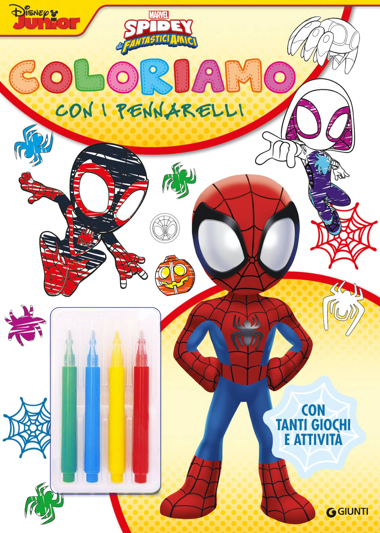 Coloriamo con i pennarelli - Spidey e i suoi fantastici amici. Con tanti giochi e attività