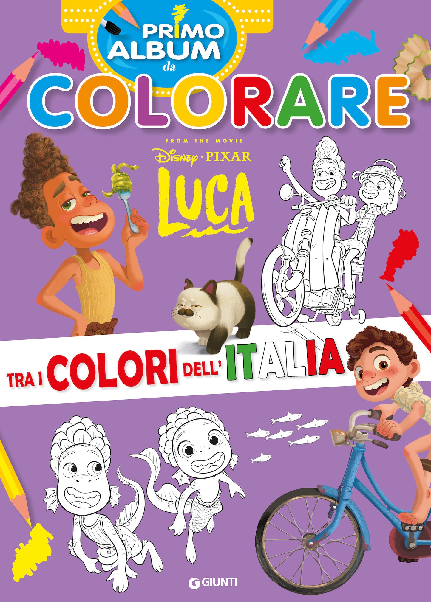 Luca Disney/Pixar Primo album da colorare . Tra i colori dell'Italia