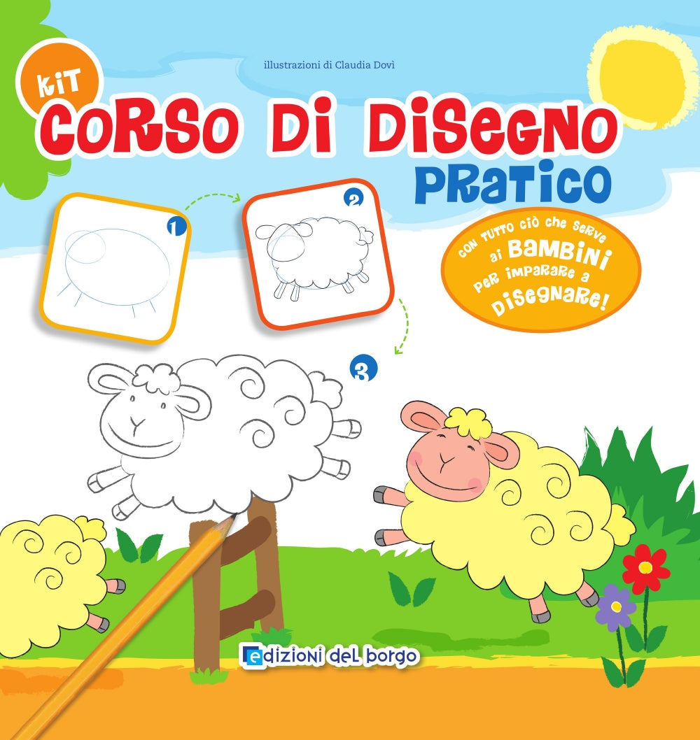 Kit. Corso di disegno pratico. Con tutto ciò che serve ai bambini per imparare a disegnare!