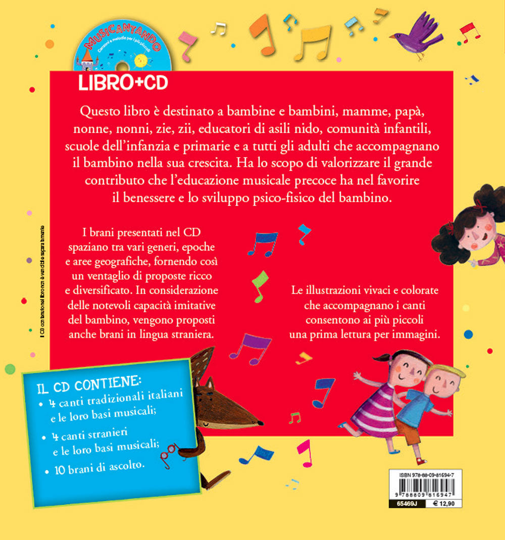 Musicantando + CD. Canzoni e melodie per i più piccoli