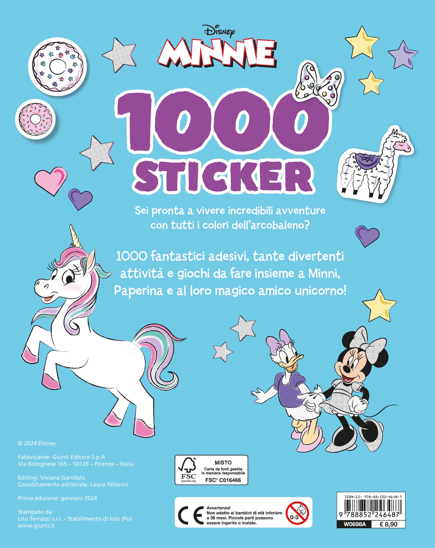 Minnie Unicorni che passione! 1000 Sticker. Tanti giochi e attività