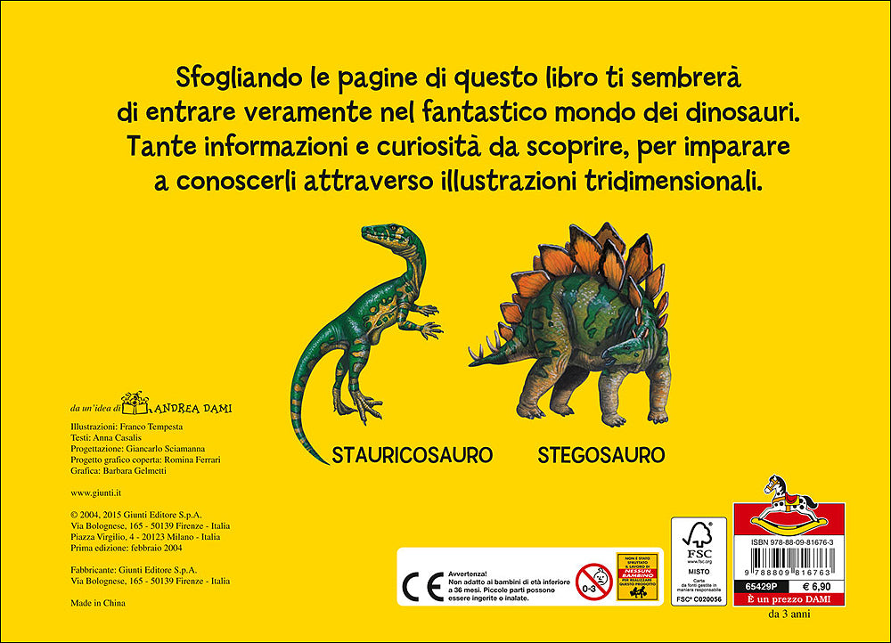 I Dinosauri (Tridimensionale). Libro Pop-Up