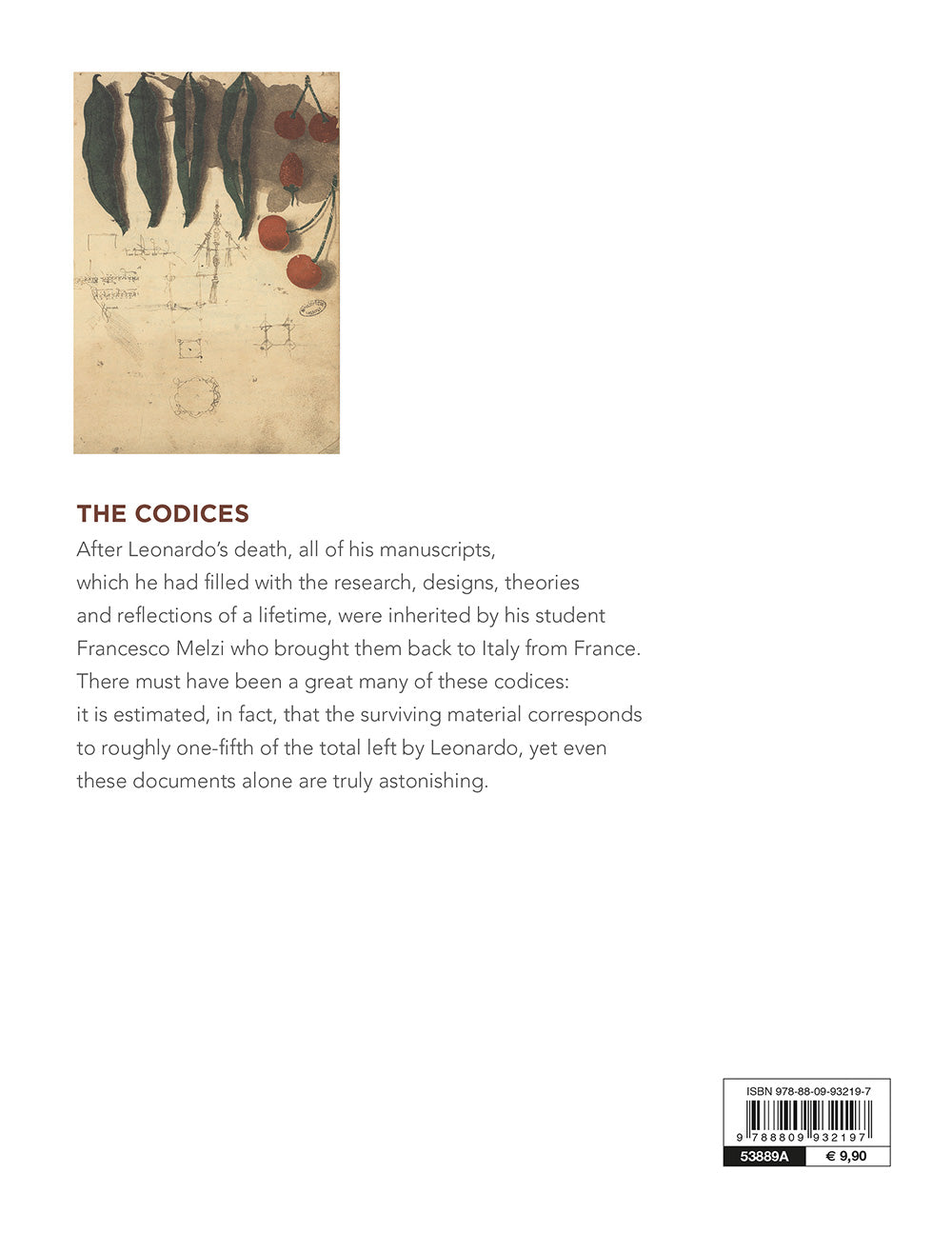 The Codices. Leonardo da Vinci. Artist/Scientist