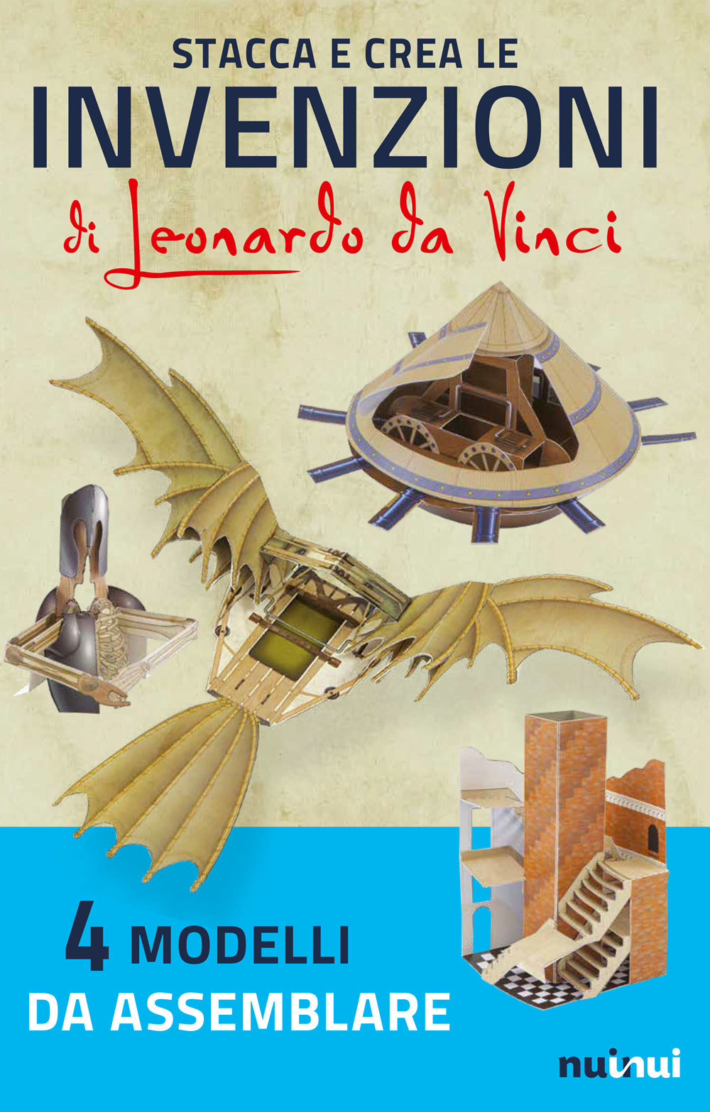 Stacca e crea le invenzioni di Leonardo da Vinci.