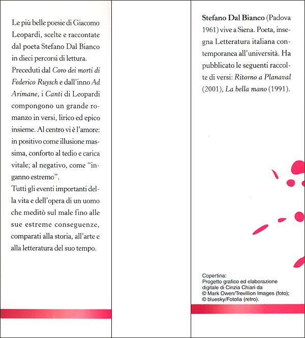 L'infinito e altri canti. Con il racconto di Stefano Dal Bianco