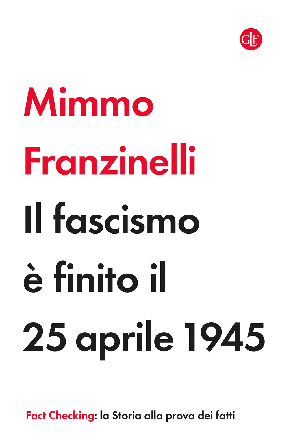 Il fascismo è finito il 25 aprile 1945.